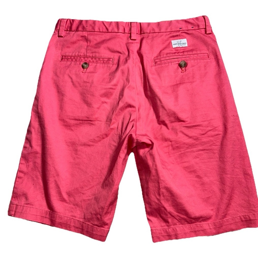 Vineyard Vines Boys Pink Shorts Sz 18 Preppy Chino Casual